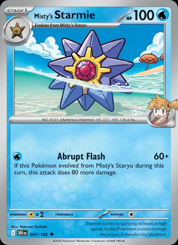 Misty's Starmie 047/182, Destined Rivals