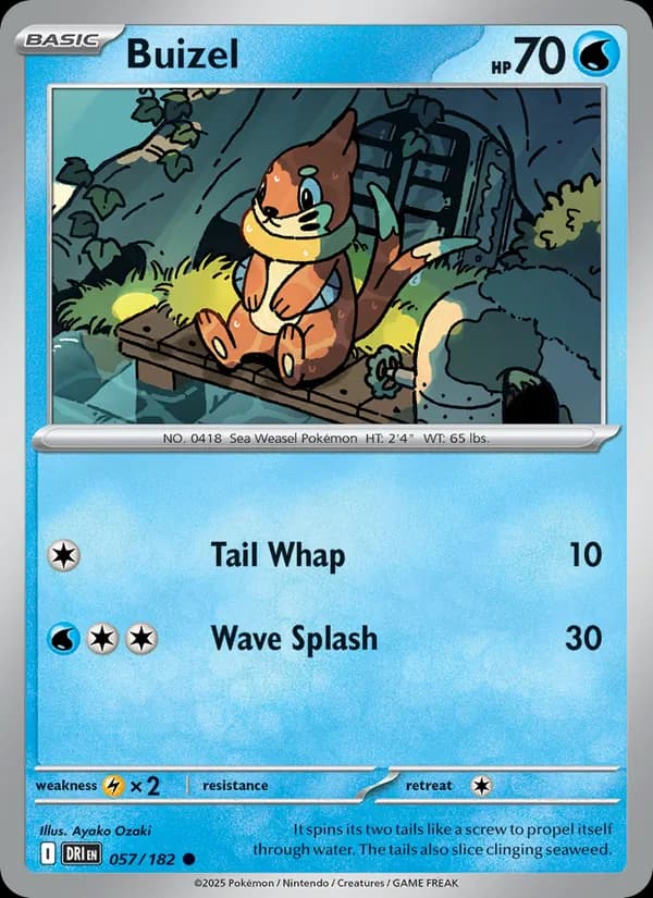 Buizel 057/182, Destined Rivals