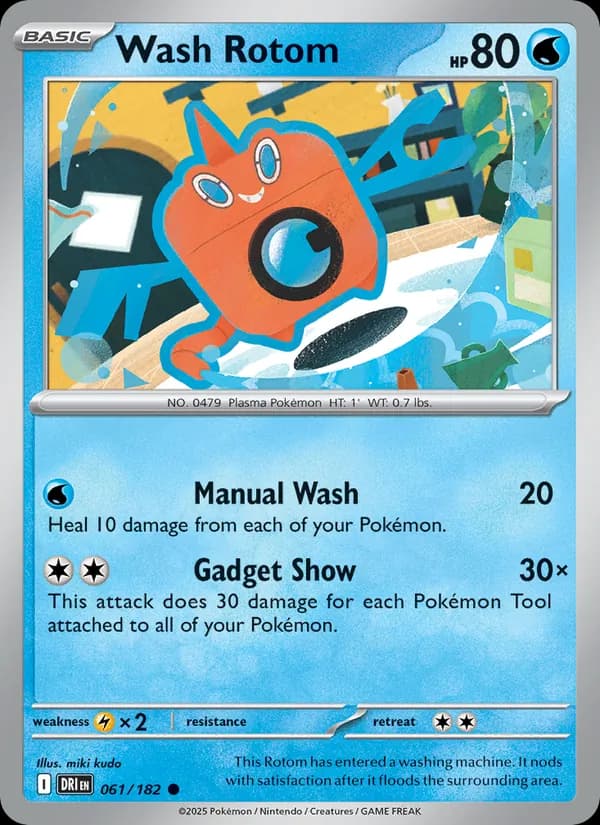 Wash Rotom 061/182, Destined Rivals