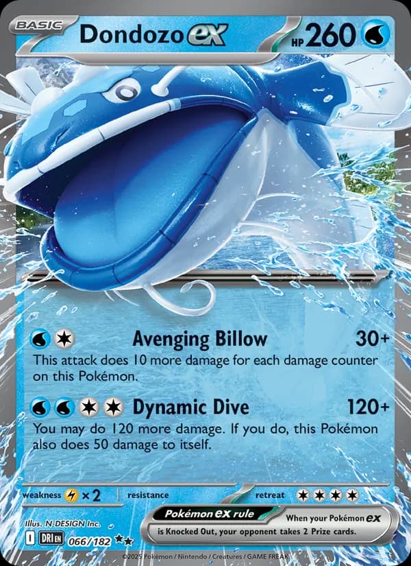 Dondozo ex 066/182, Destined Rivals