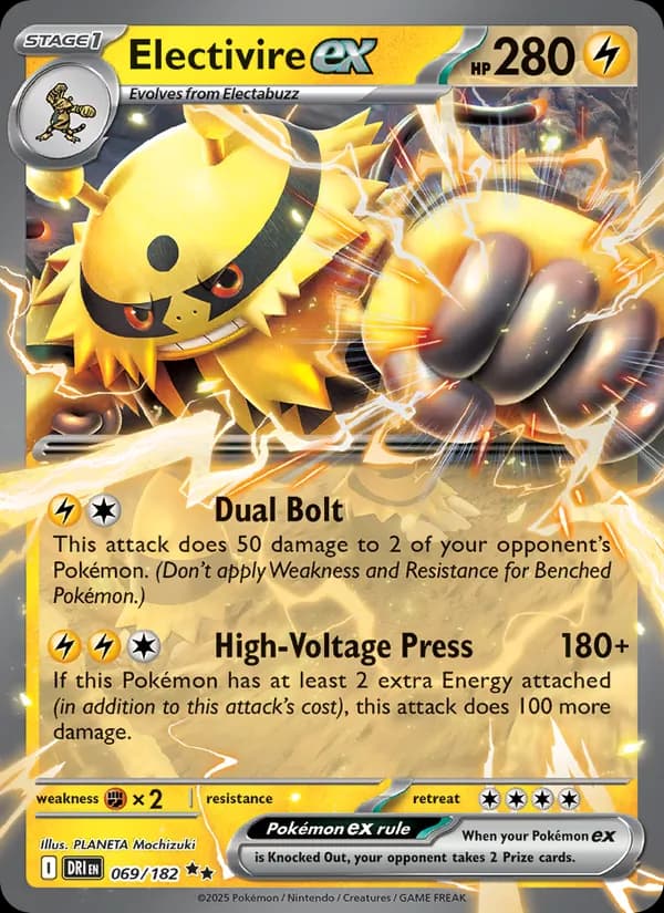 Electivire ex 069/182, Destined Rivals