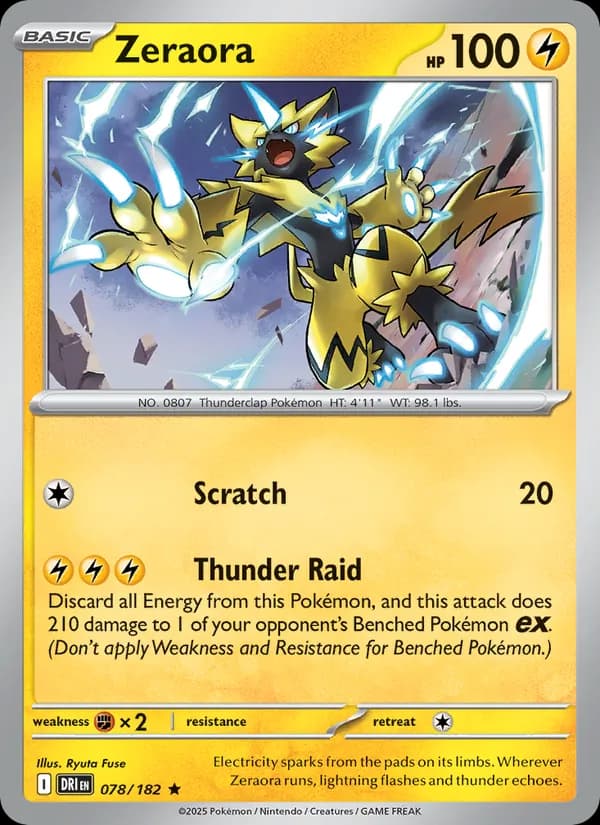 Zeraora 078/182, Destined Rivals
