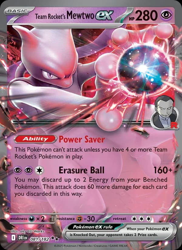 Team Rocket's Mewtwo ex 081/182, Destined Rivals