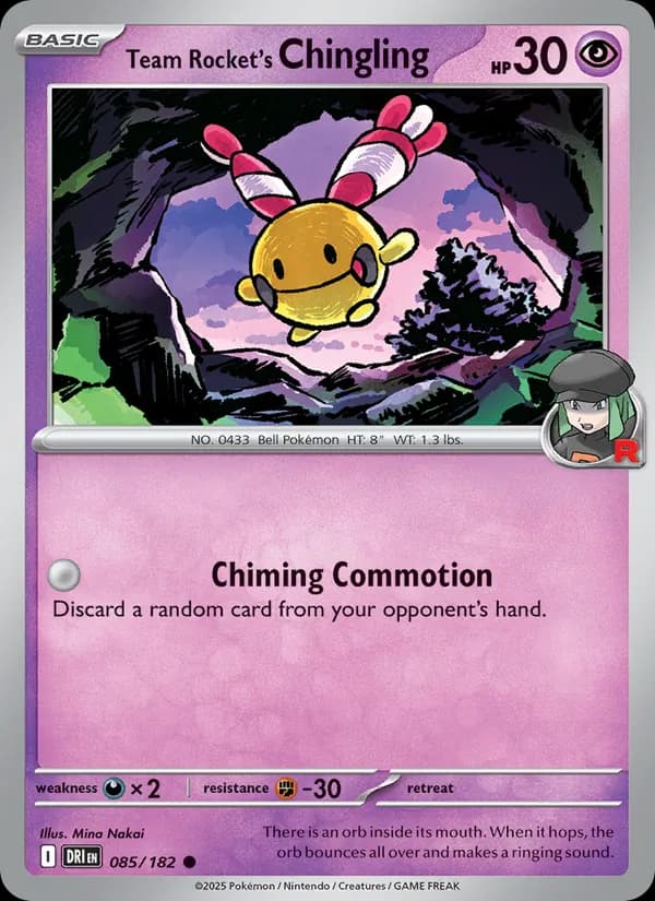 Team Rocket's Chingling 085/182, Destined Rivals