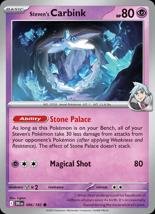 Steven's Carbink 086/182, Destined Rivals