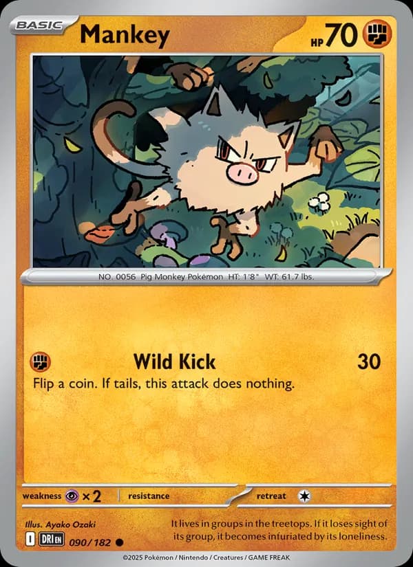 Mankey 090/182, Destined Rivals