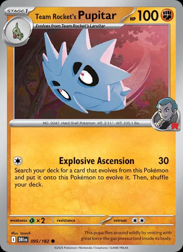Team Rocket's Pupitar 095/182, Destined Rivals