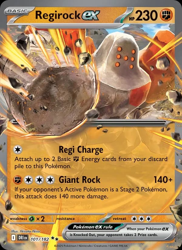 Regirock ex 101/182, Destined Rivals