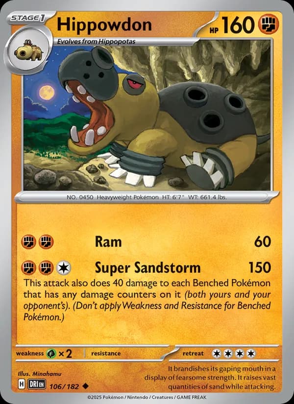 Hippowdon 106/182, Destined Rivals