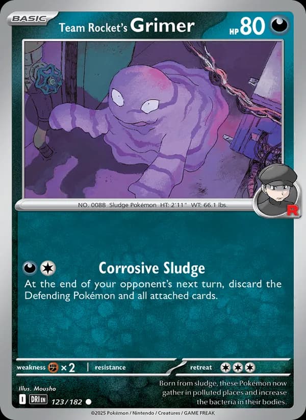 Team Rocket's Grimer 123/182, Destined Rivals