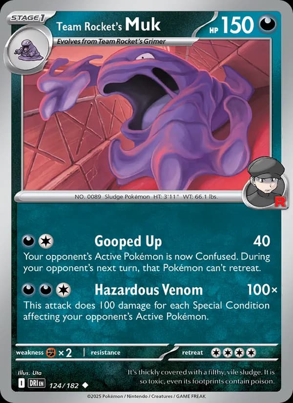 Team Rocket's Muk 124/182, Destined Rivals