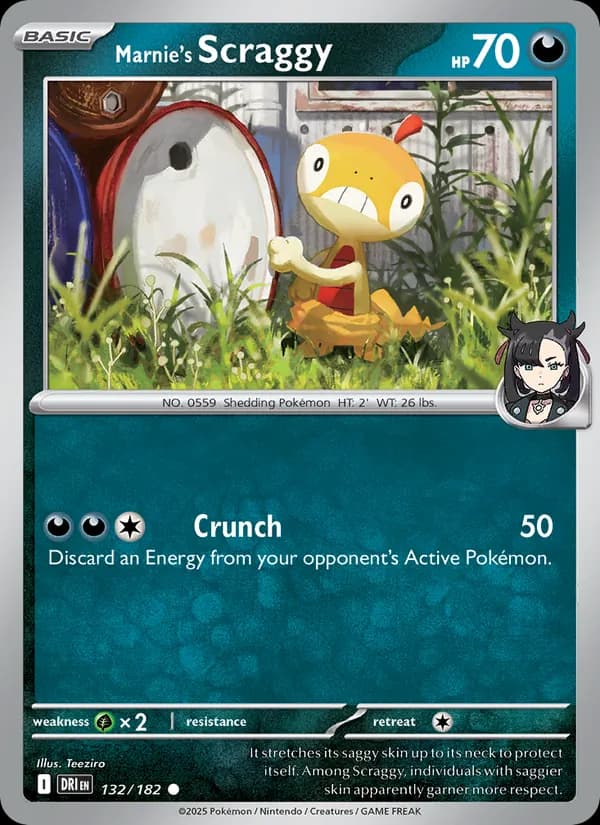 Marnie's Scraggy 132/182, Destined Rivals