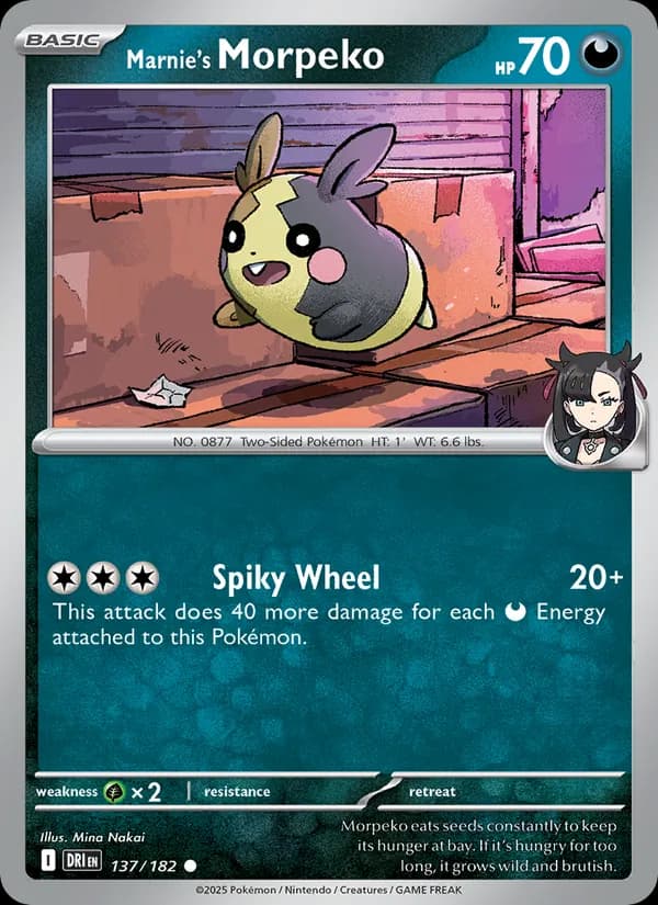 Marnie's Morpeko 137/182, Destined Rivals