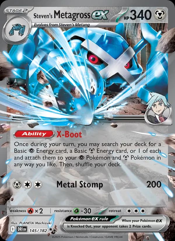Steven's Metagross ex 145/182, Destined Rivals