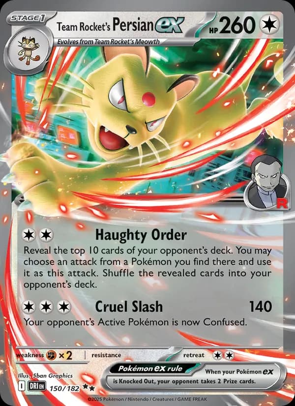 Team Rocket's Persian ex 150/182, Destined Rivals