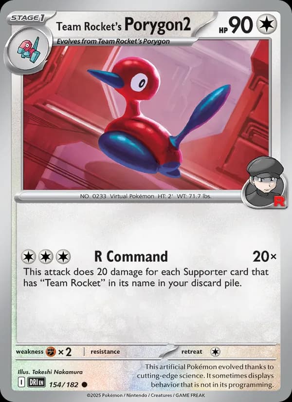Team Rocket's Porygon2 154/182, Destined Rivals