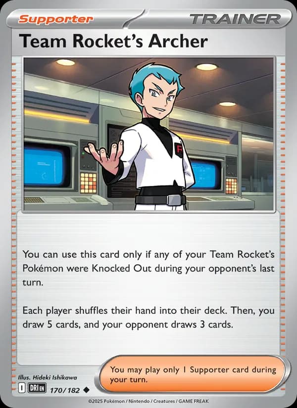 Team Rocket's Archer 170/182, Destined Rivals