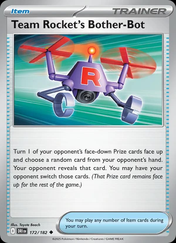 Team Rocket's Bother-Bot 172/182, Destined Rivals
