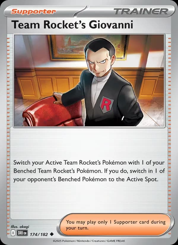 Team Rocket's Giovanni 174/182, Destined Rivals