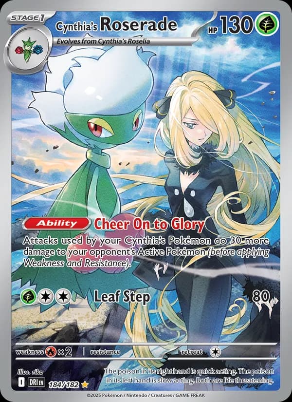 Cynthia's Roserade 184/182, Destined Rivals