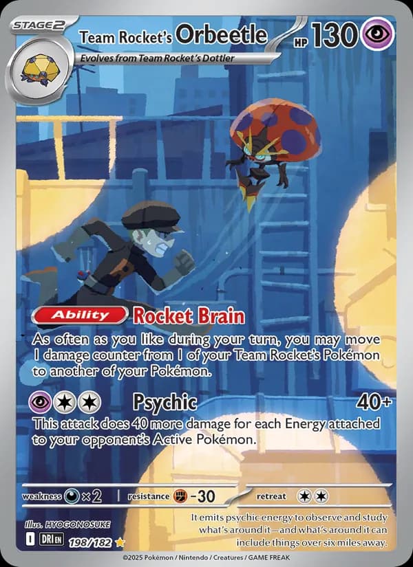 Team Rocket's Orbeetle 198/182, Destined Rivals
