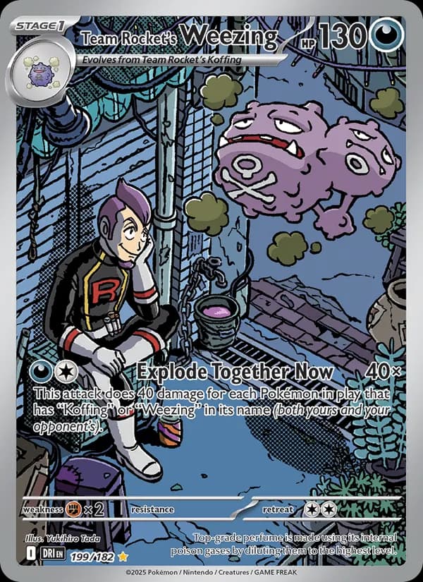 Team Rocket's Weezing 199/182, Destined Rivals