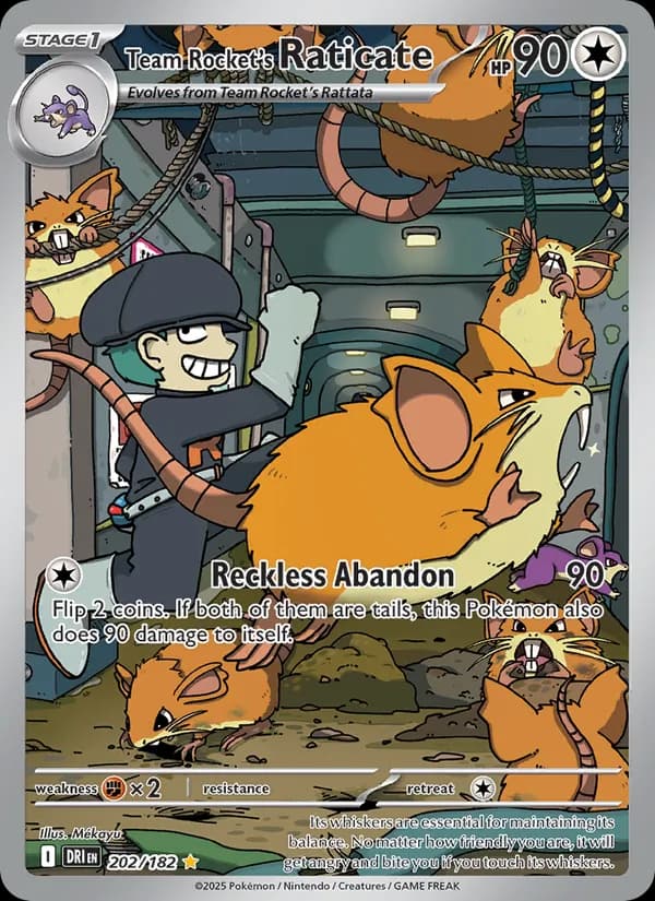 Team Rocket's Raticate 202/182, Destined Rivals