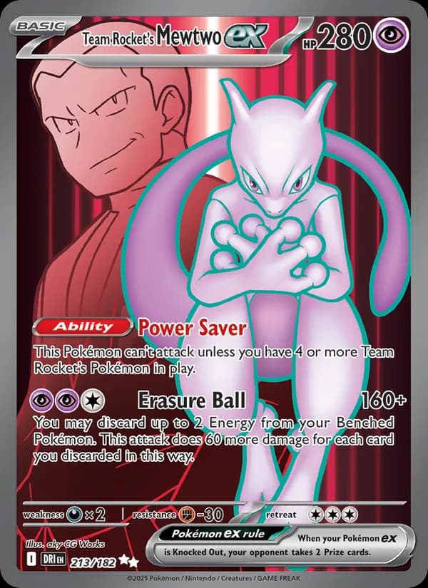 Team Rocket's Mewtwo ex 213/182, Destined Rivals