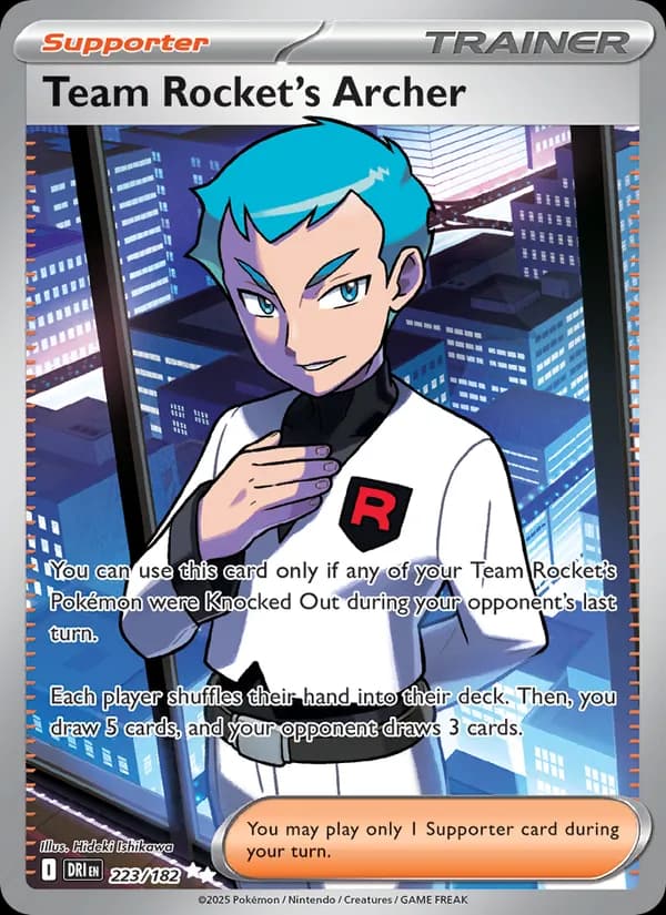 Team Rocket's Archer 223/182, Destined Rivals