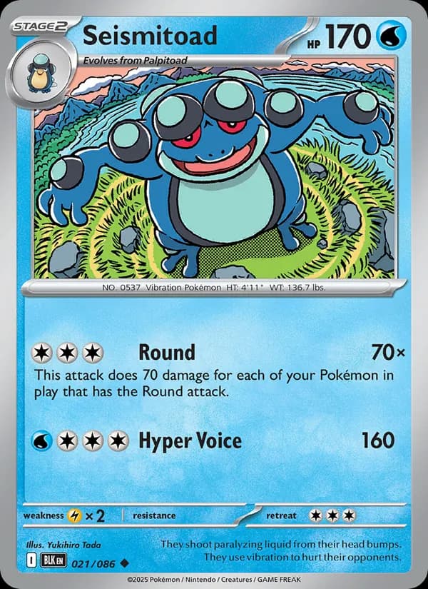 Seismitoad 021/86, Black Bolt