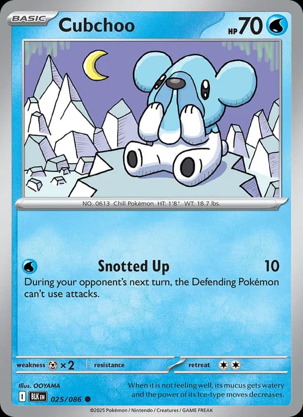Cubchoo 025/86, Black Bolt
