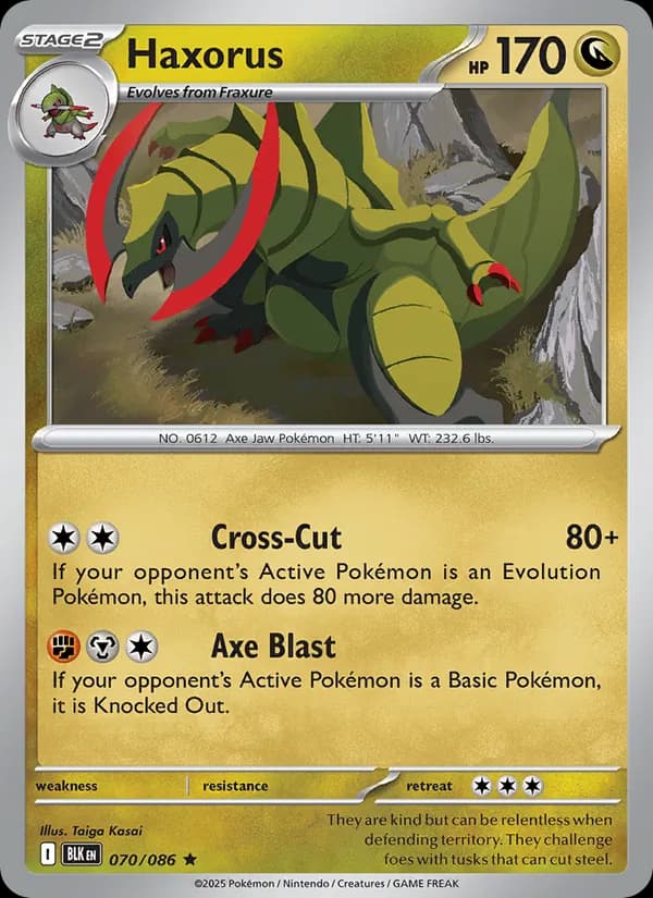 Haxorus 070/86, Black Bolt
