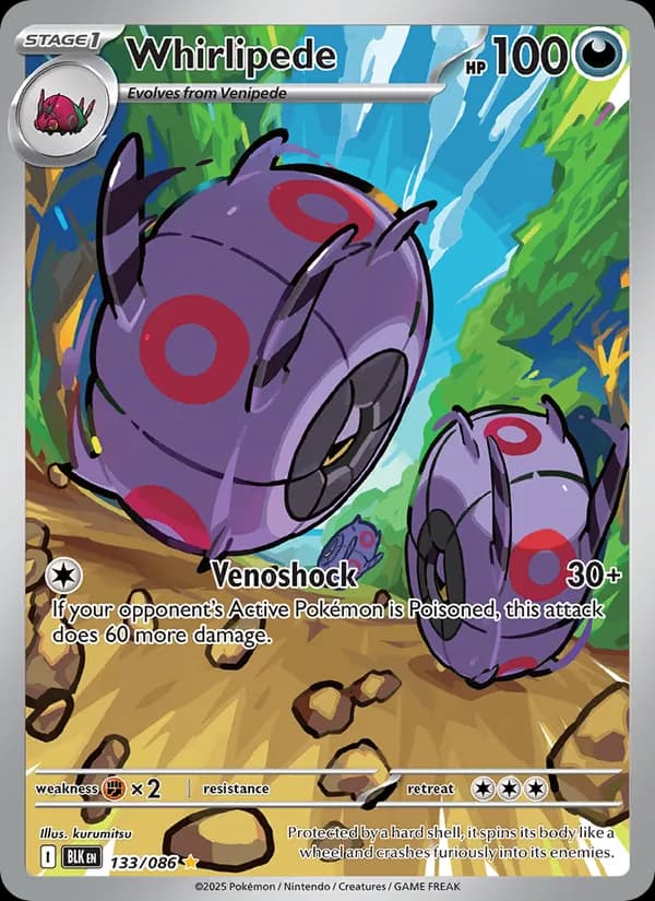 Whirlipede 133/86, Black Bolt