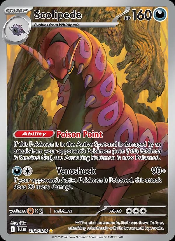 Scolipede 134/86, Black Bolt