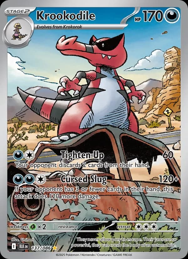 Krookodile 137/86, Black Bolt