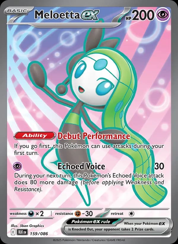 Meloetta ex 159/86, Black Bolt