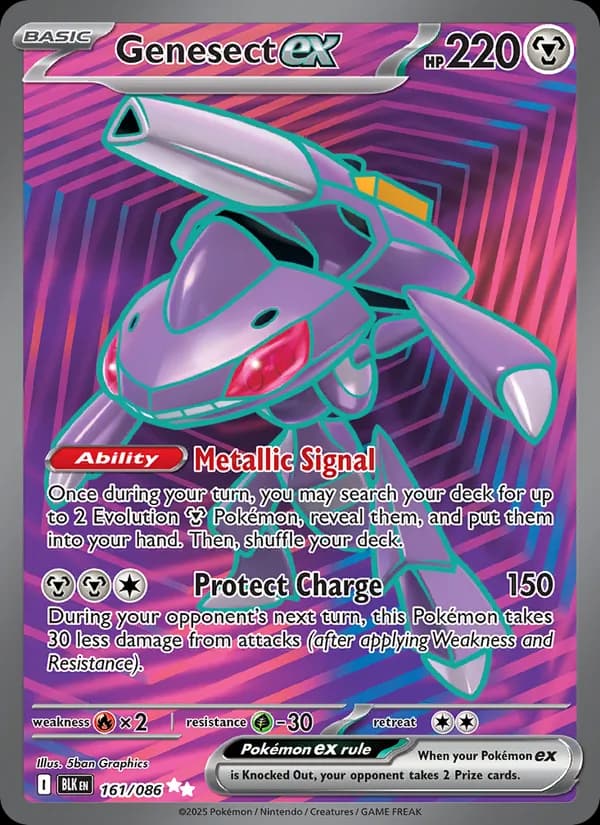 Genesect ex 161/86, Black Bolt