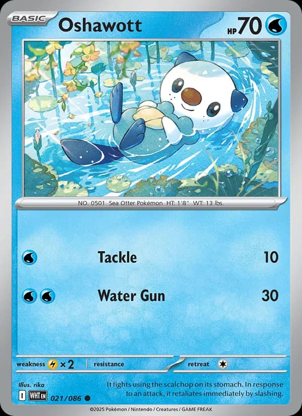 Oshawott 021/86, White Flare