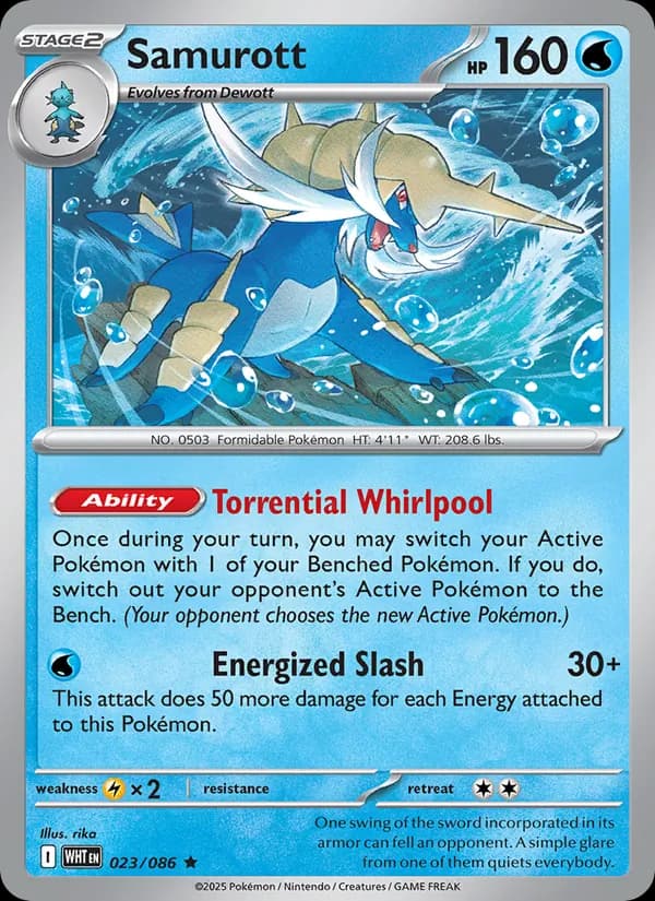 Samurott 023/86, White Flare