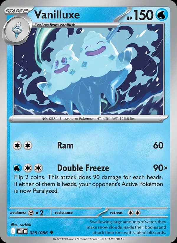 Vanilluxe 029/86, White Flare