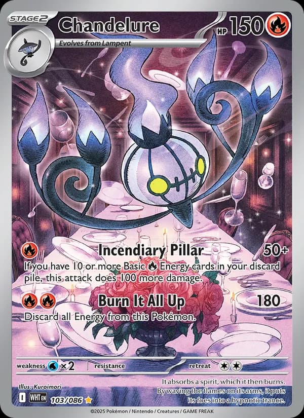 Chandelure 103/86, White Flare