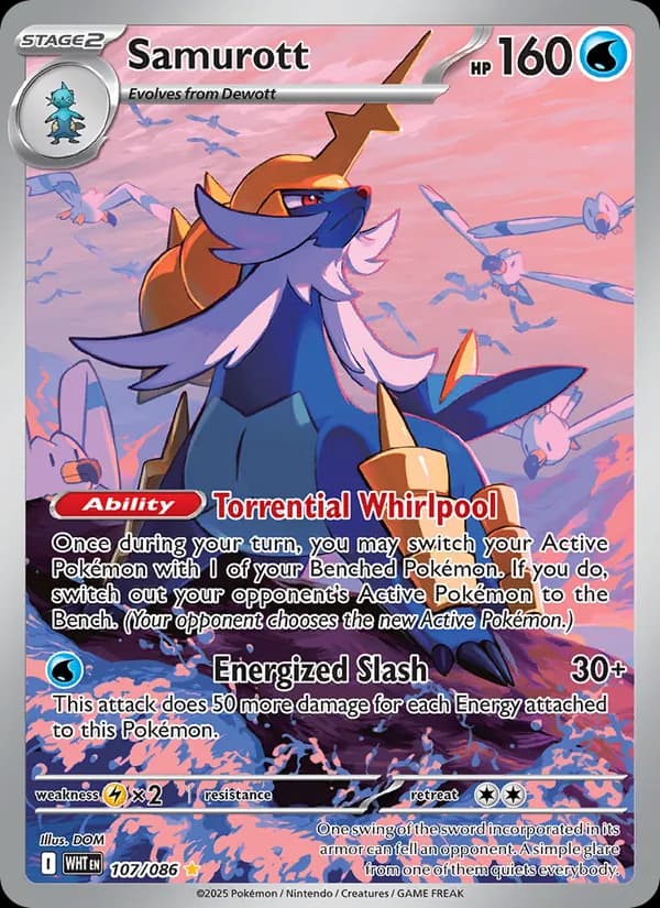 Samurott 107/86, White Flare