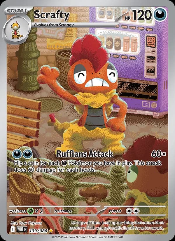 Scrafty 139/86, White Flare