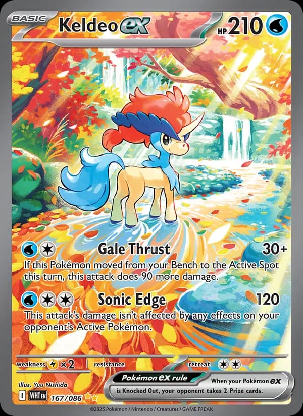 Keldeo ex 167/86, White Flare