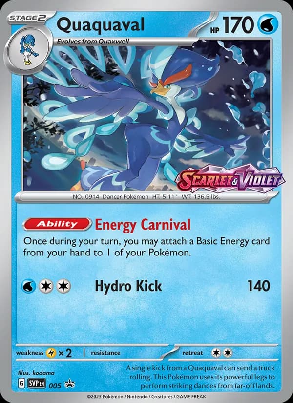Quaquaval 005/225, SVP Black Star Promos