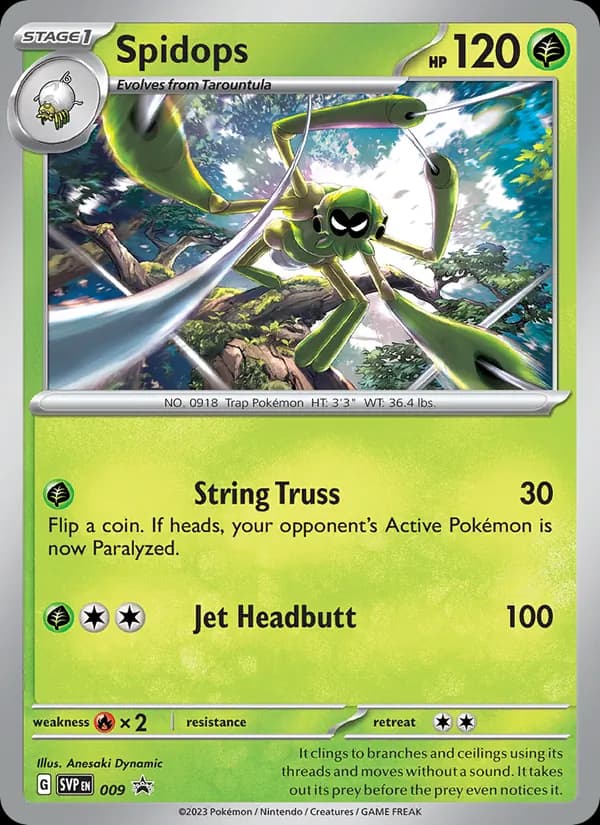 Spidops 009/225, SVP Black Star Promos