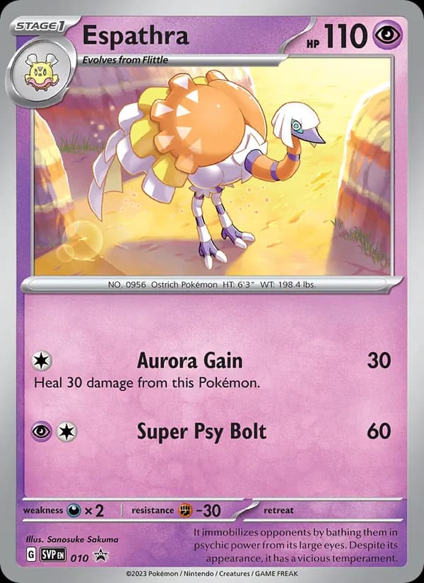 Espathra 010/225, SVP Black Star Promos