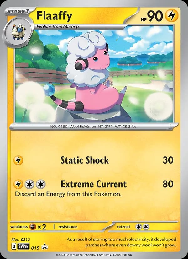 Flaaffy 015/225, SVP Black Star Promos