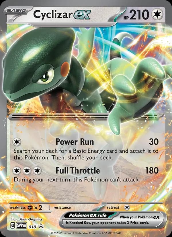 Cyclizar ex 018/225, SVP Black Star Promos