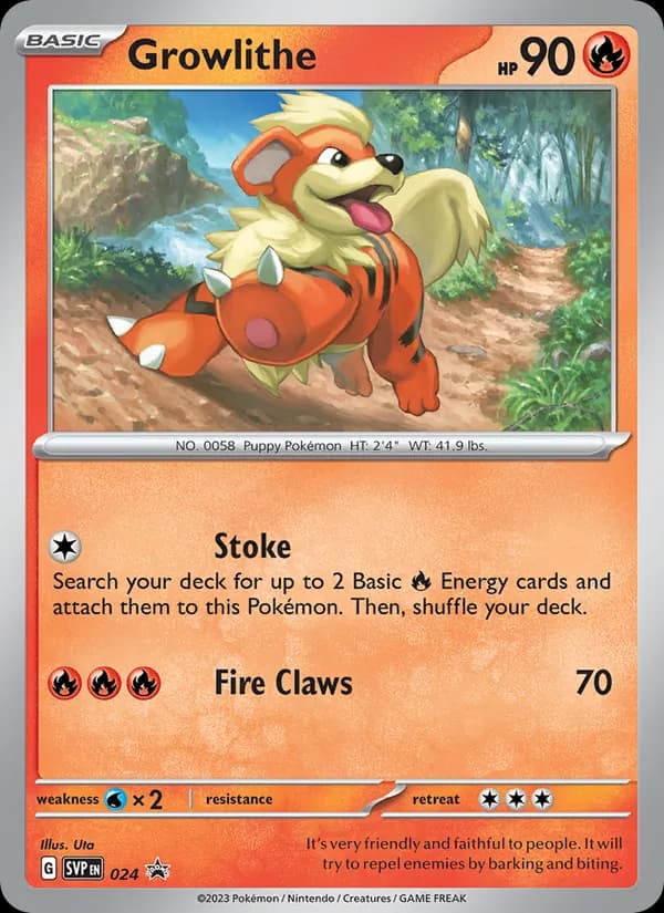 Growlithe 024/225, SVP Black Star Promos